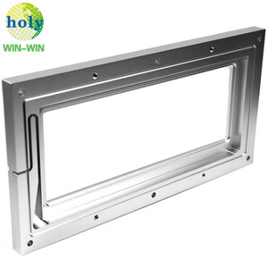 Bonito chorro de arena Plata Anodización de aluminio CNC Piezas de mecanizado de piezas de luminaria