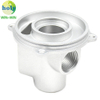 OEM Aluminio CNC Piezas de fresado Tanque de aceite Swirl Top Pot