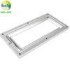 Bonito chorro de arena Plata Anodización de aluminio CNC Piezas de mecanizado de piezas de luminaria